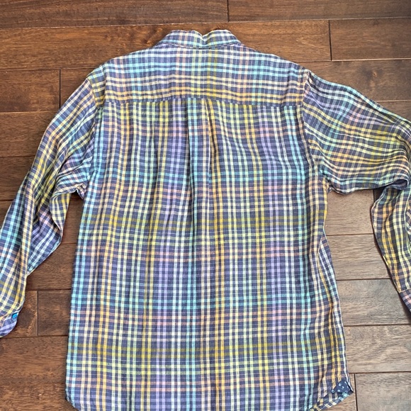 Tommy Bahama Multicolor Plaid Button Down Shirt - Picture 6 of 11